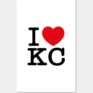 i heart KC Posters and Art